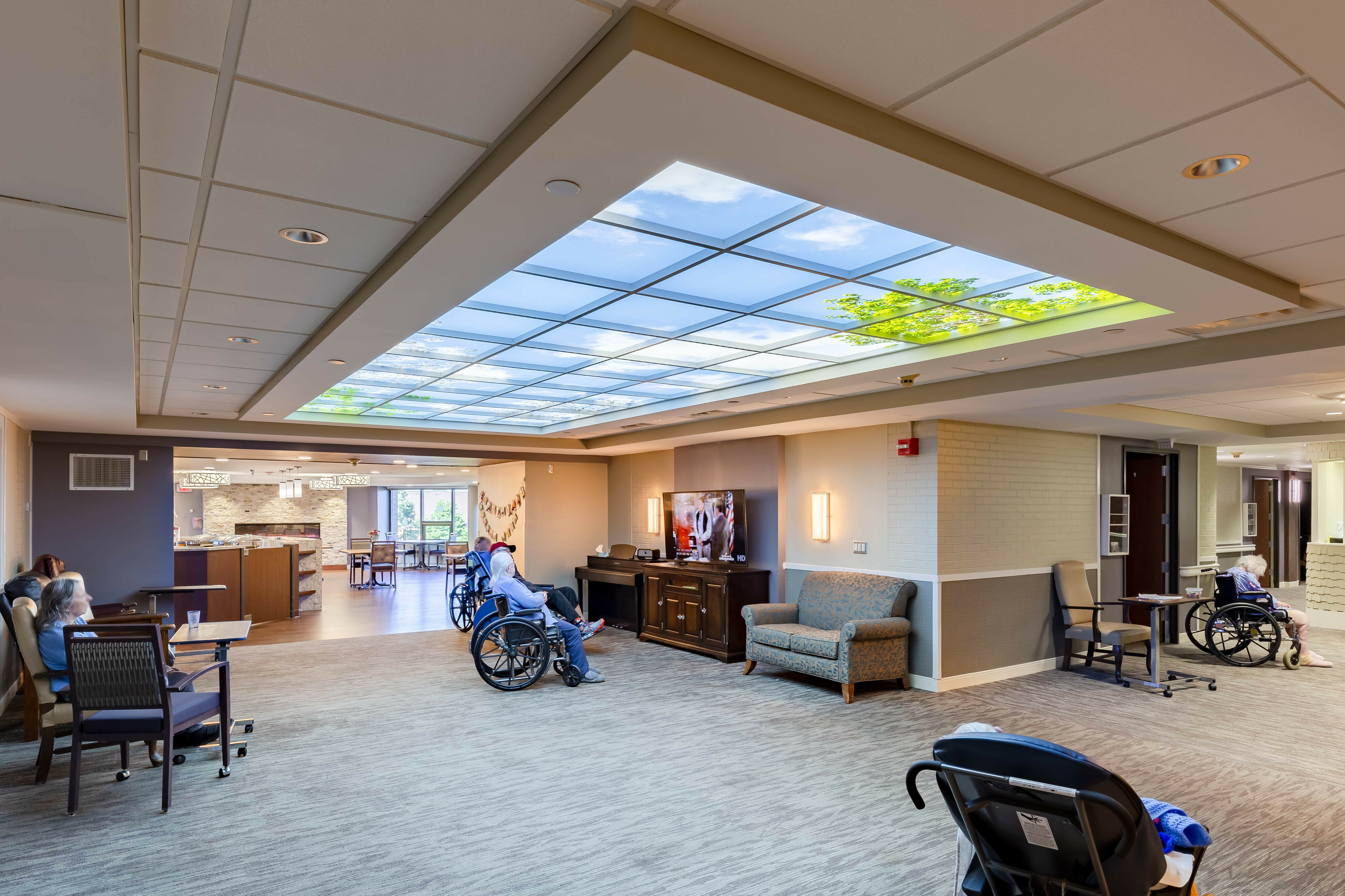 Lyngblomsten Care Center sky factory