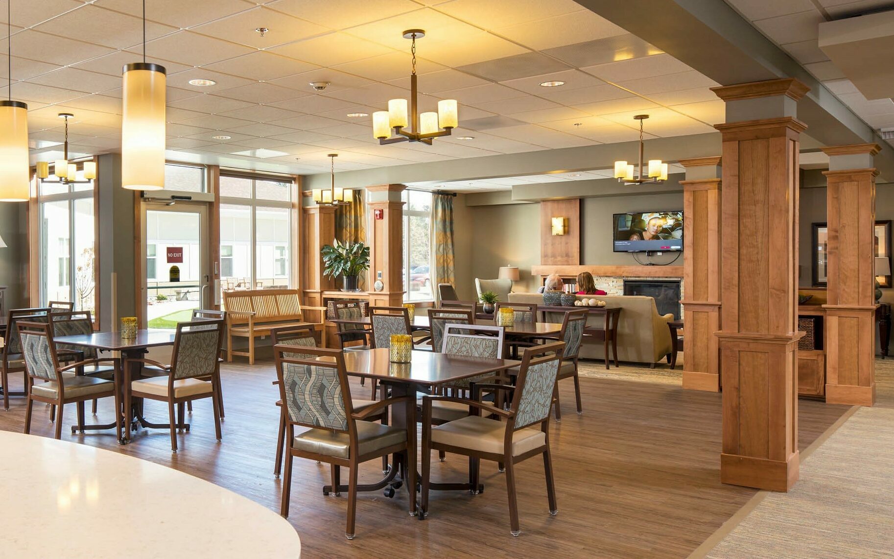 De institutionalizing senior care communities