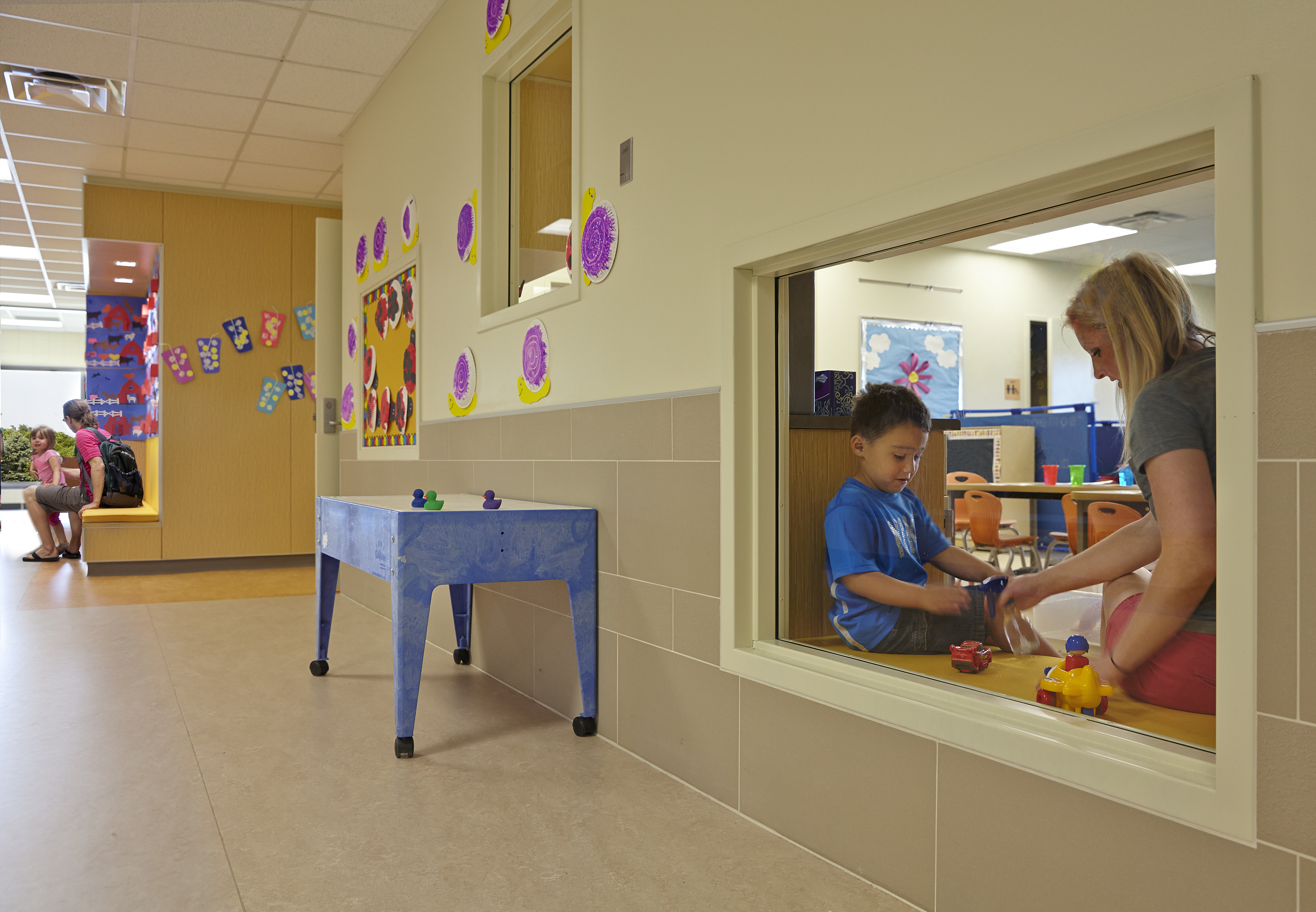 Wold MN ISD 196 Dakota Valley Learning Center Child Ed Corridor