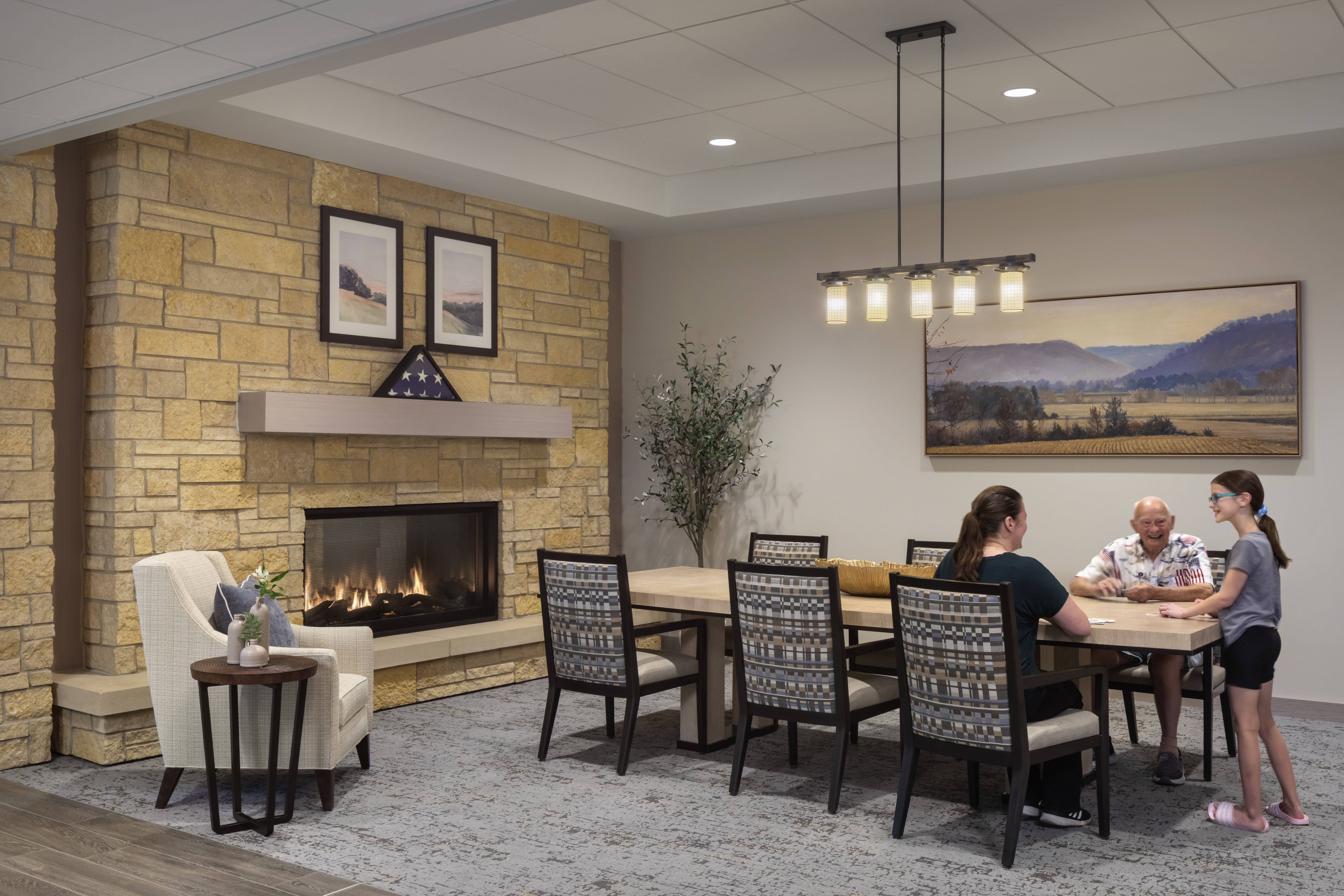 MDVA Preston Photo Int Library w People Photograph by Andrew Rugge Copyright Perkins Eastman