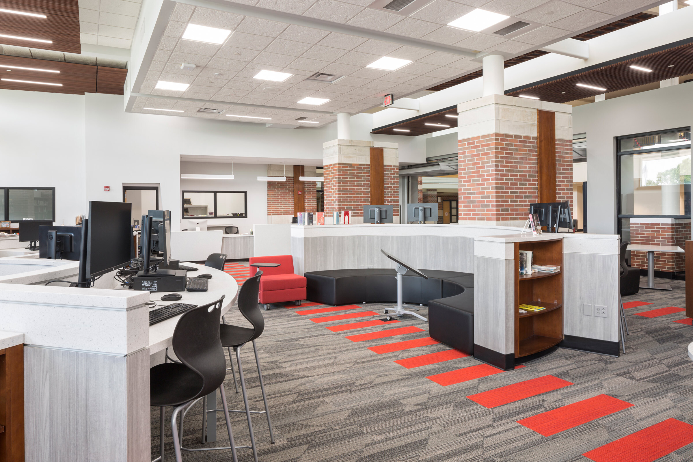 New Albany High School Media Center and Commons 1