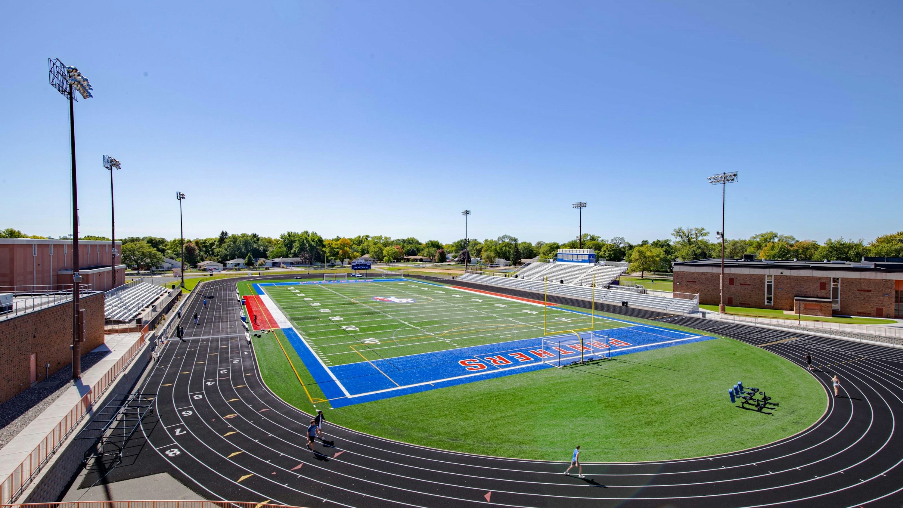 Spring Lake Park Stadium Wold Architects & Engineers