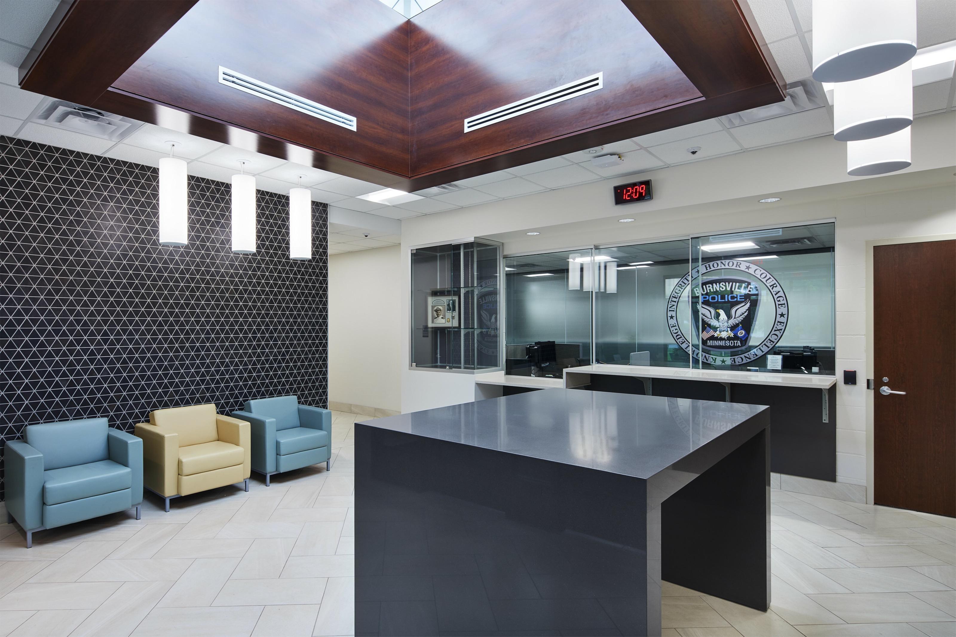 City of burnsville police and city hall remodel